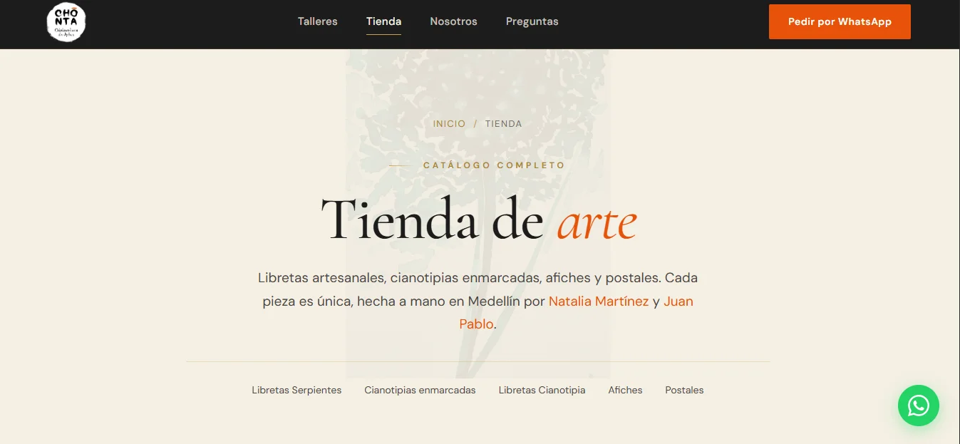 Chonta Lab — colaboratorio de artes Medellín, 97% PageSpeed